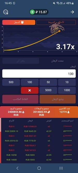 فهم ألعاب الكراش على 1xBet